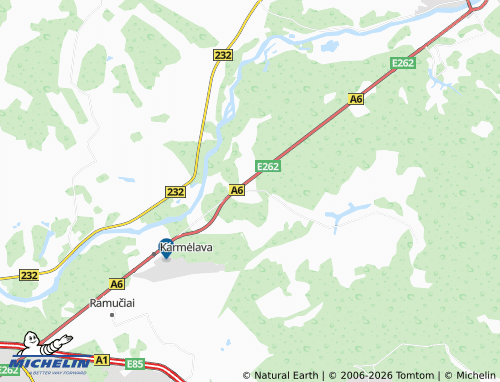 MICHELIN Išorai map - ViaMichelin