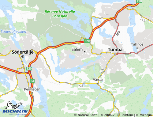 Mappa MICHELIN Rönninge - ViaMichelin