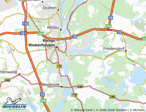 MICHELIN Senzig map - ViaMichelin