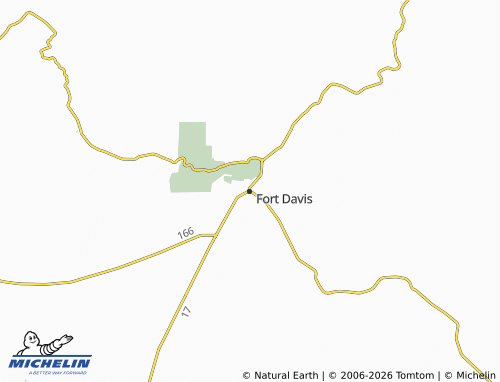 Mapa MICHELIN Fort Davis - ViaMichelin