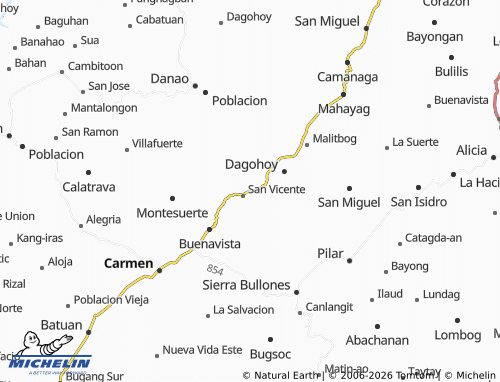 MICHELIN Estaca map - ViaMichelin