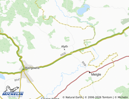 Mappa MICHELIN Alyth - ViaMichelin