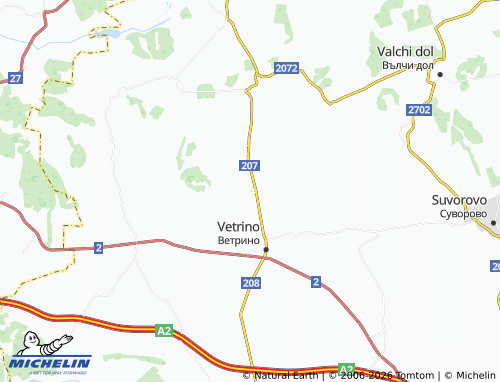 Mapa MICHELIN Sredno selo - ViaMichelin