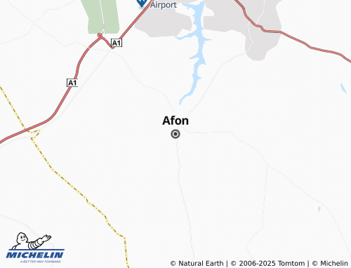 MICHELIN Afon map - ViaMichelin