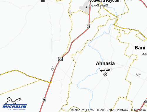 Mapa MICHELIN wal-'Ansar - ViaMichelin