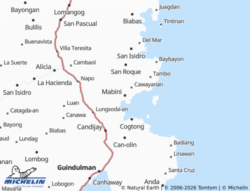 Mapa MICHELIN Mabini - ViaMichelin