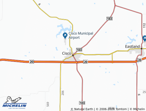 Mapa MICHELIN Cisco - ViaMichelin