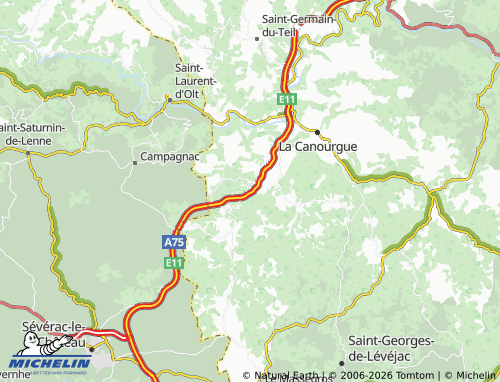 Mappa MICHELIN Mas Requiran - ViaMichelin