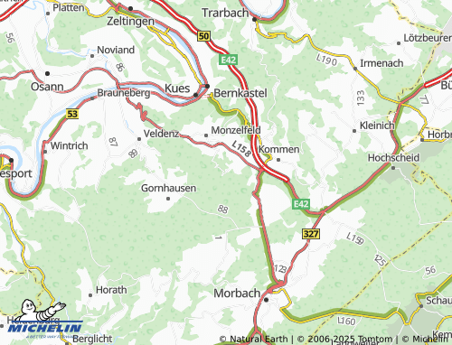 MICHELIN Annenberg map - ViaMichelin