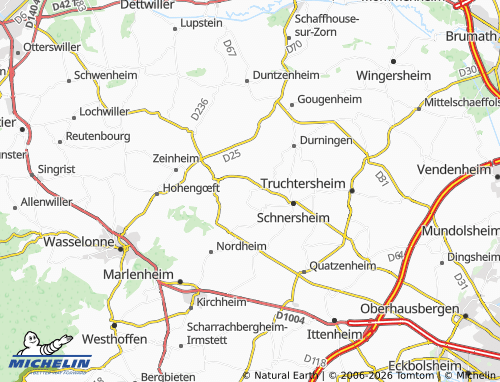 Mapa MICHELIN Neugartheim-Ittlenheim - ViaMichelin