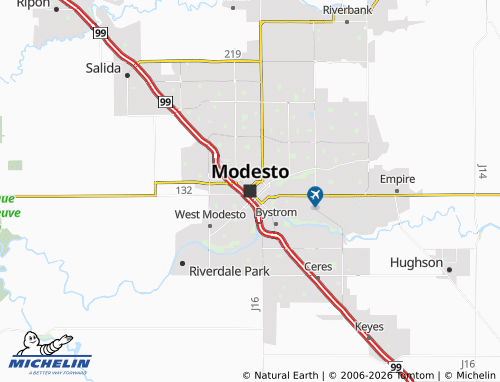 Mappa MICHELIN Modesto - ViaMichelin