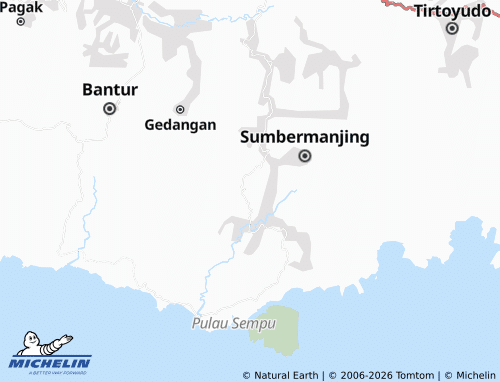MICHELIN-Landkarte Sumberagung - ViaMichelin