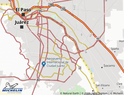 Mappa MICHELIN Lucio Cabañas - ViaMichelin