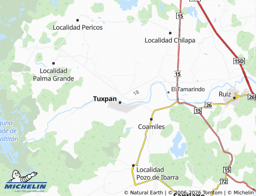 MICHELIN Teodoro Estrada map - ViaMichelin