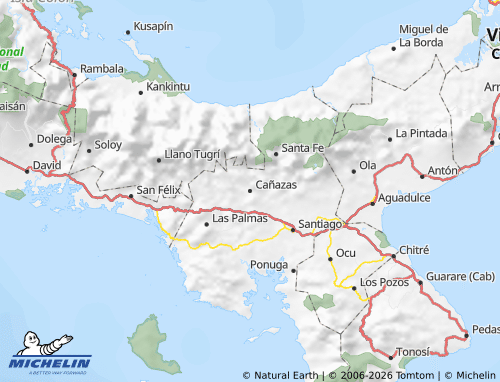 MICHELIN Cañazas map - ViaMichelin