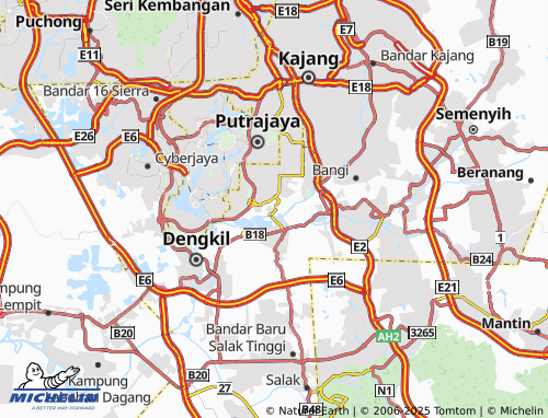 MICHELIN Taman Nusa Idaman map - ViaMichelin