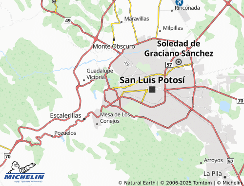 MICHELIN Lomas de los Filtros map - ViaMichelin
