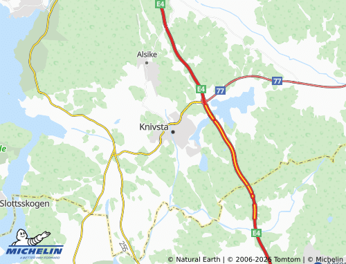 MICHELIN Knivsta map - ViaMichelin