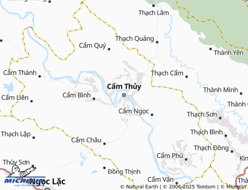 MICHELIN Cẩm Thủy map - ViaMichelin