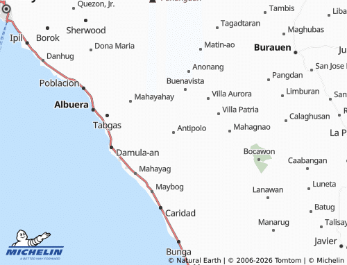 MICHELIN Antipolo map - ViaMichelin