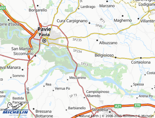 MICHELIN San Leonardo map - ViaMichelin