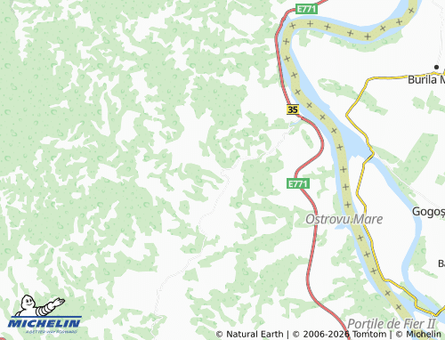 Mapa MICHELIN Urovica - ViaMichelin