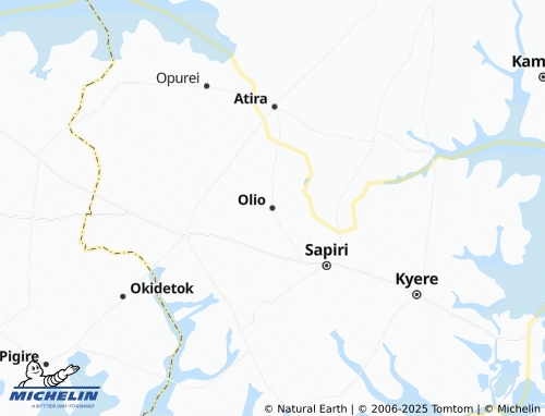 MICHELIN Olio map - ViaMichelin