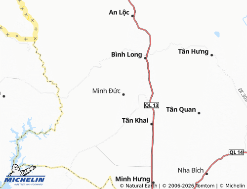 Mapa MICHELIN Minh Đức - ViaMichelin