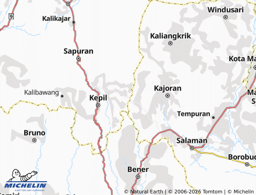 MICHELIN-Landkarte Rejosari - ViaMichelin