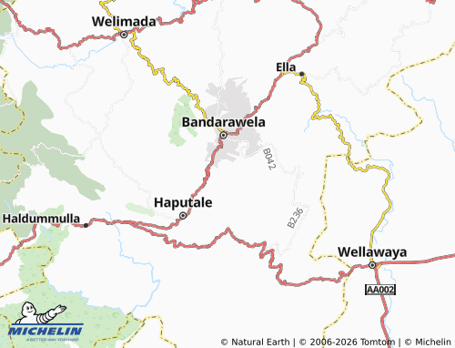 Mappa MICHELIN Nayabedda Estate - ViaMichelin