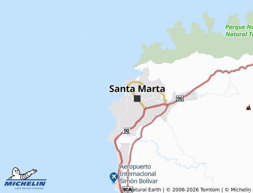 Carte MICHELIN La Tenería - ViaMichelin