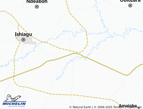 MICHELIN Akaeze map - ViaMichelin