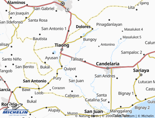 MICHELIN Lagalag map - ViaMichelin