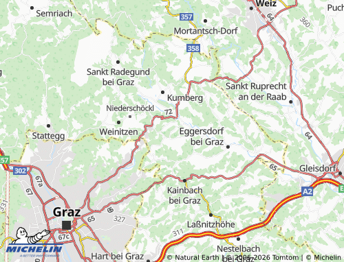 MICHELIN Mitteregg map - ViaMichelin