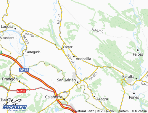 Mapa MICHELIN Andosilla - ViaMichelin