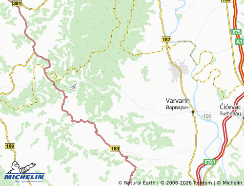 Mapa MICHELIN Orašje - ViaMichelin