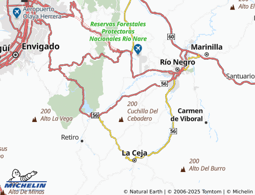 MICHELIN-Landkarte Guayabito - ViaMichelin