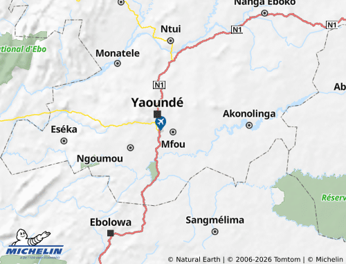 MICHELIN Méfou-et-Afamba map - ViaMichelin