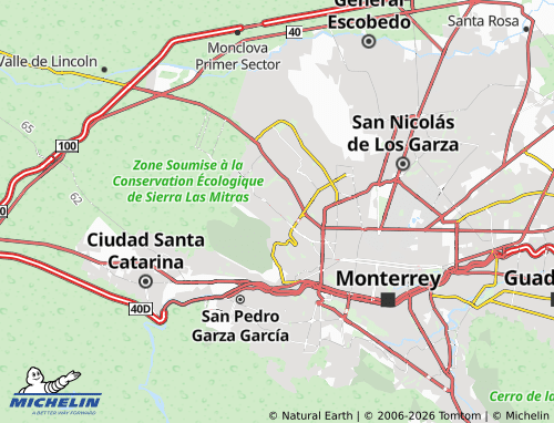Mapa MICHELIN Cumbres Tercer Sector - ViaMichelin