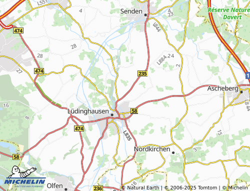 Mapa MICHELIN Bechtrup - ViaMichelin