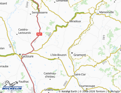 Mappa MICHELIN Plieux - ViaMichelin
