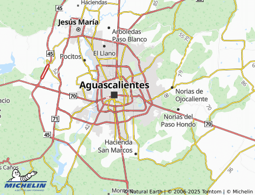 MICHELIN-Landkarte Colonia San Luis - ViaMichelin