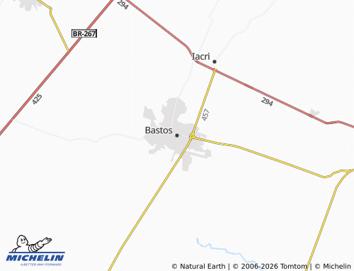 Carte MICHELIN Bastos - ViaMichelin
