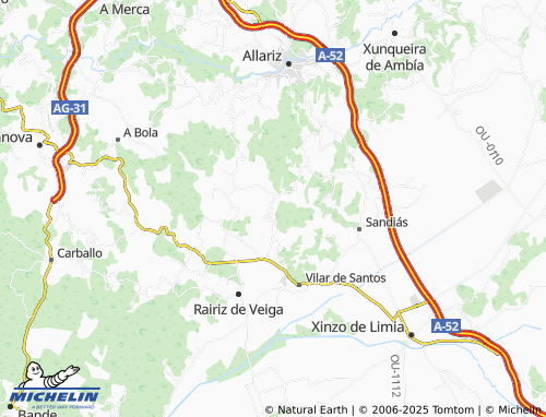 Carte MICHELIN Bréixome de Abaixo - ViaMichelin