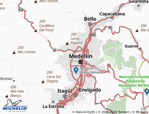 Carte MICHELIN El Estadio - ViaMichelin