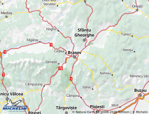 Mapa MICHELIN Brașov - ViaMichelin