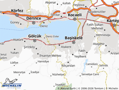Kaart MICHELIN Atakent - ViaMichelin