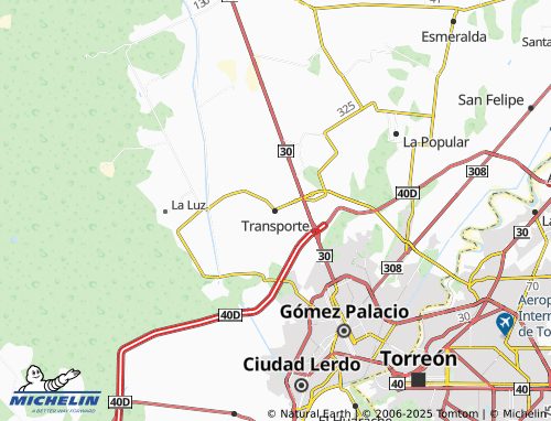MICHELIN Transporte map - ViaMichelin