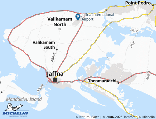 MICHELIN Kopai North map - ViaMichelin