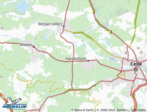 MICHELIN Ovelgönne map - ViaMichelin